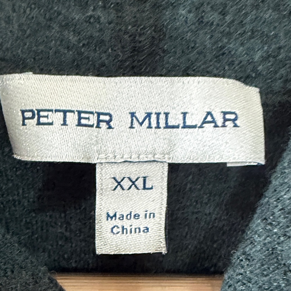 Peter Millar Deep Green Knit Pullover - image 2